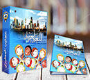 Velvet Bound Box File for Students