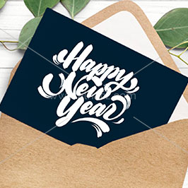 New Year Personalized Card 