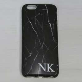  Direct Printing on Covers - Black Marble with Name Initials