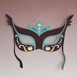 Printed & Die-Cut Paper Mask - Princess