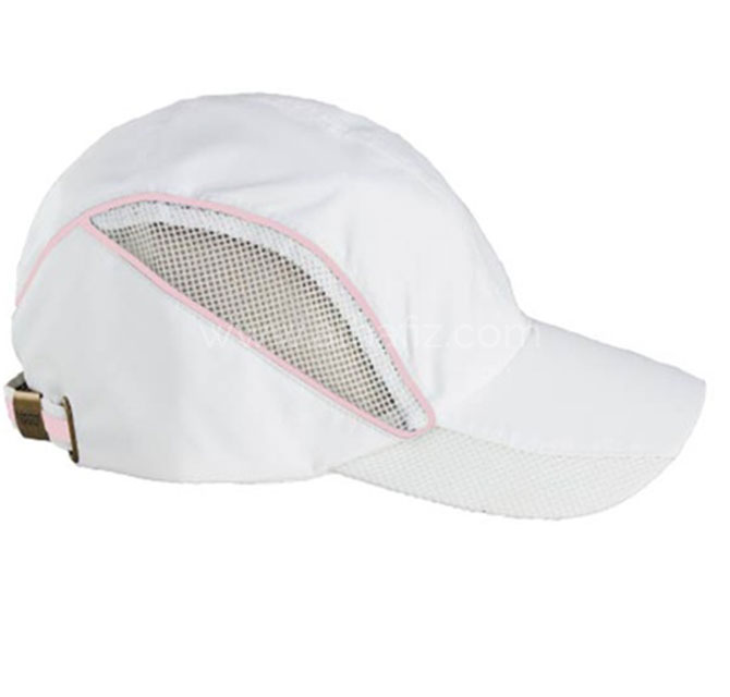 SANTHOME Performance / Sports Cap - White / Pink