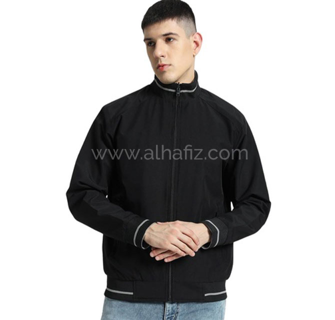VARSITY - SANTHOME Mens Lightweight Reversible Bomber Jacket