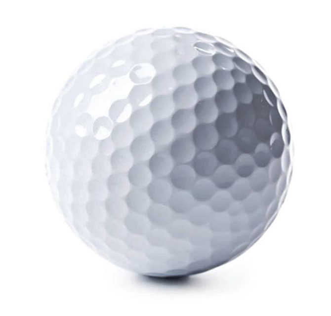ODDER - 2 Layers White Golf Ball (Set of 3 with Box)