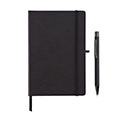 BORNA - Giftology A5 Hard Cover Notebook and Pen Set - Black