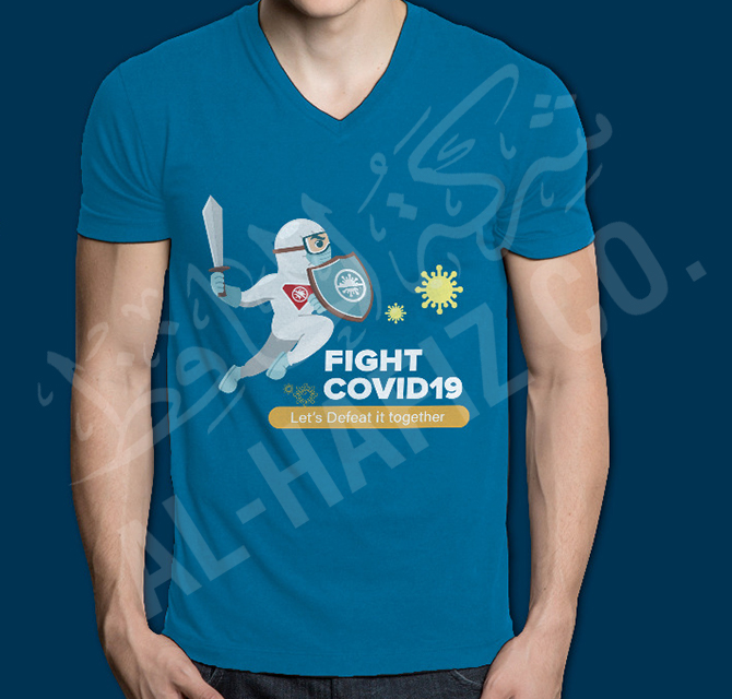 Fight COVID-19 Message T shirt