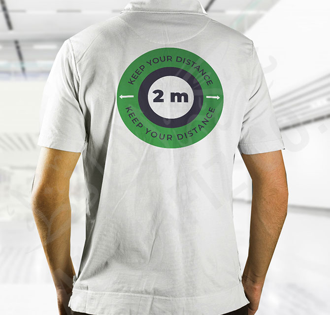 Social Distancing T-Shirt Printing 