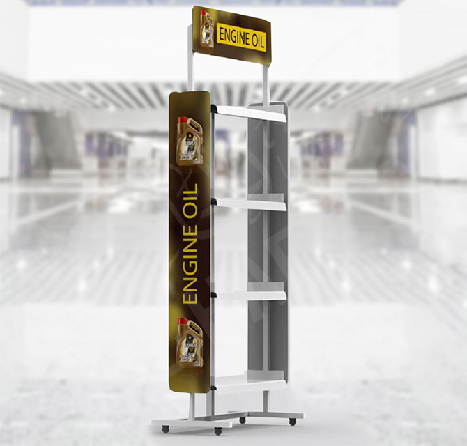 Multi Shelve Display Rack