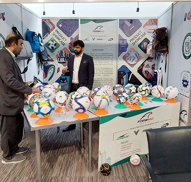Sports Items Shell Scheme Booth