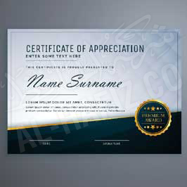Certificate Template - Appreciation 3
