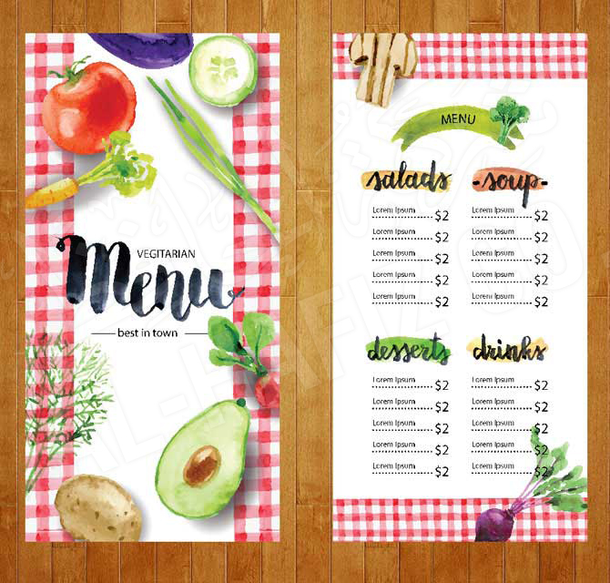 Hotel Menu Card - Embossing