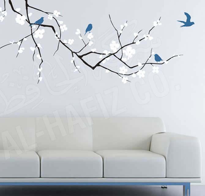 Wallpaper Printing - Birds on Tree