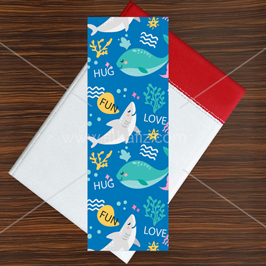 Fish Photo Bookmark Template For Kids