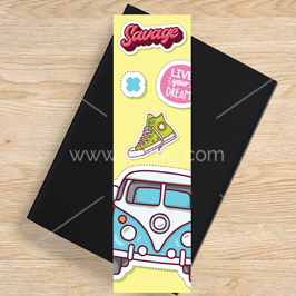 Promotional Bookmark Template 