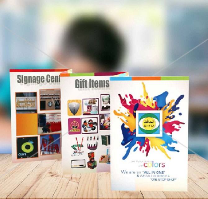 Multi fold Brochure with spot colors