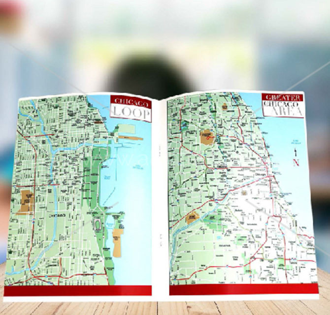School Map Digital Printing 