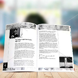 Digital magazine printing black and White