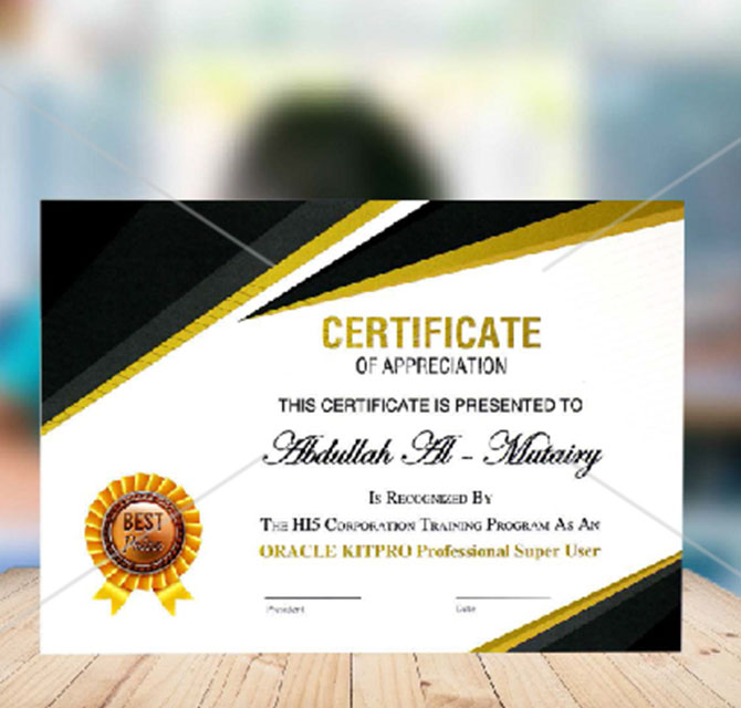 School Certificate Digital Printing 