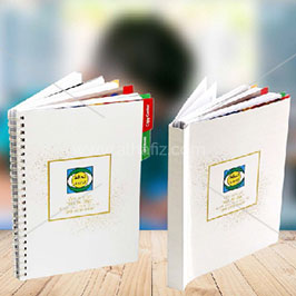 Digital printed Notebook with spiral binding