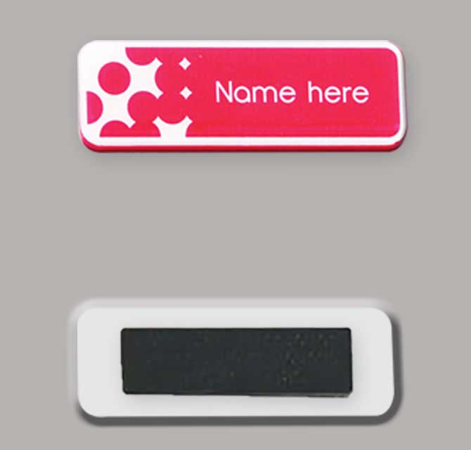 Acrylic Name Tag Badge 