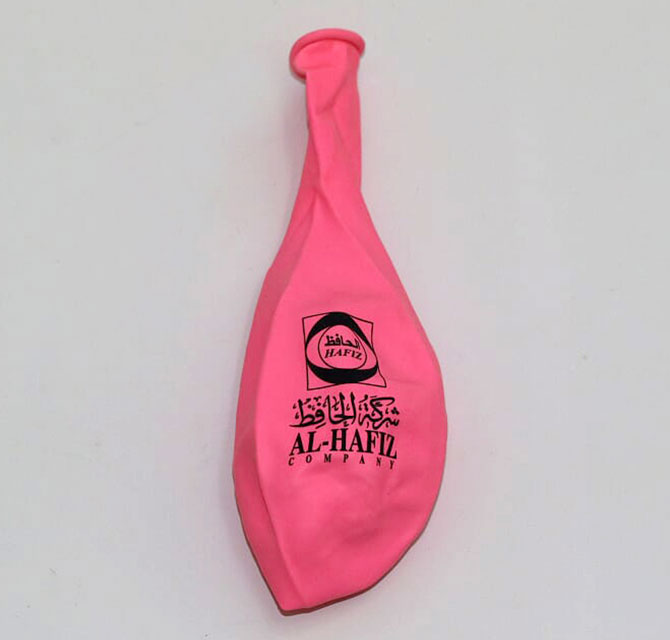Customized one Color Printed Balloon - Pink