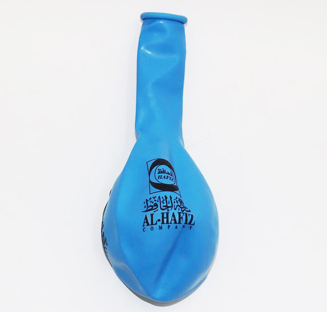 Customized one Color Printed Balloon - Blue