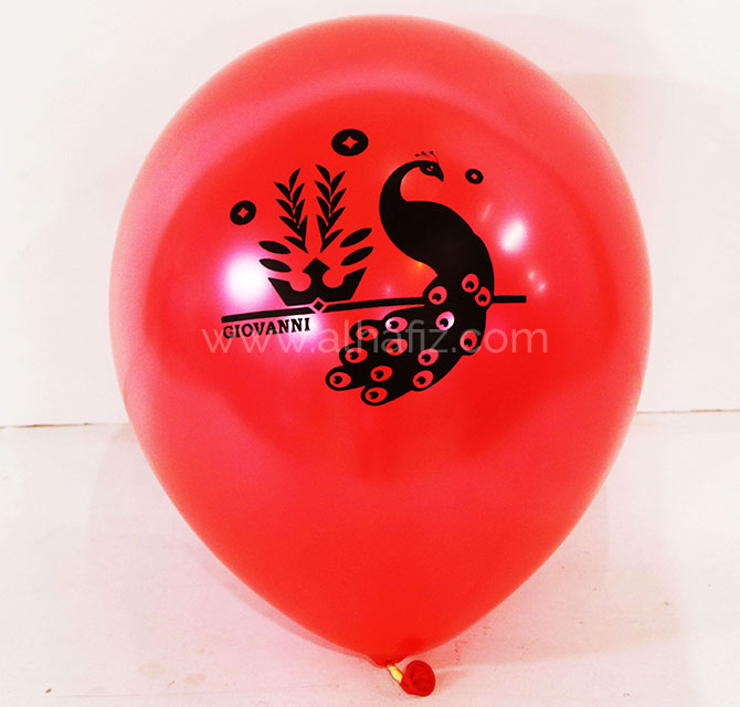 Custom printed balloons with corporate logos