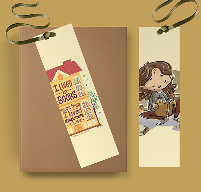 Customized Photo Bookmark for Diary 