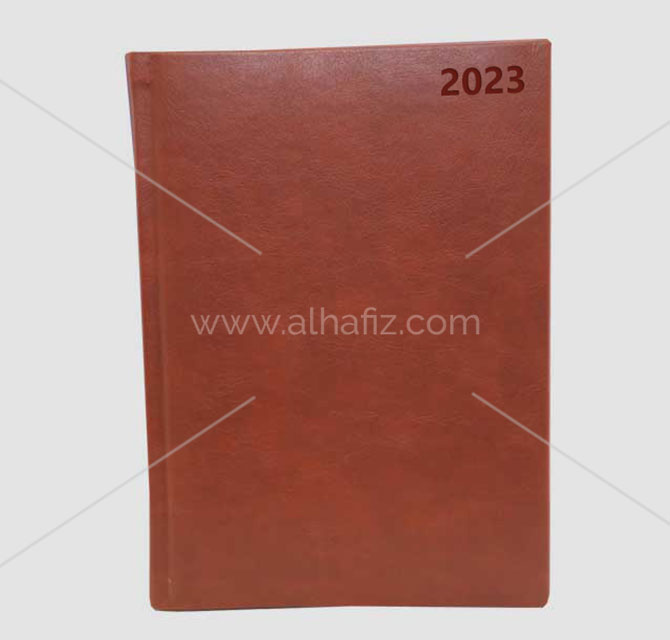 Professional Custom PU Hardcover Paper Diary 2023 (Maroon)