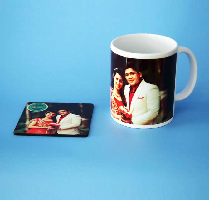 Mug & Tea Coaster - Couple