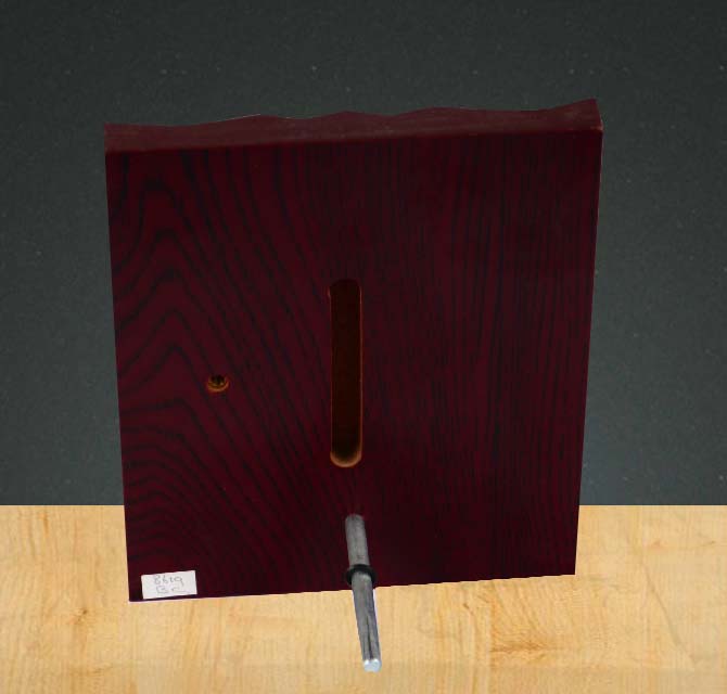 Wooden Shield - Dark Brown