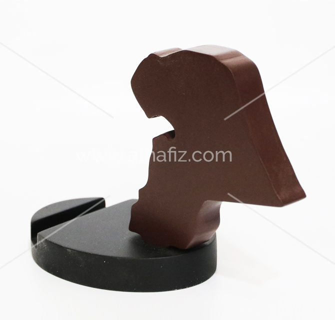 Map Printed Wooden Mobile Holder