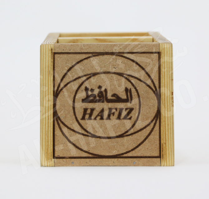 Engraved Logo on Wooden Pen Holder 