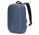 Bobby Edge Anti-Theft Backpack - Navy Blue