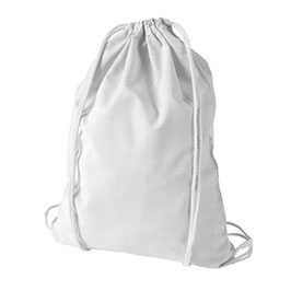 Eco-neutral Cotton Draw String Bags 240gsm -white