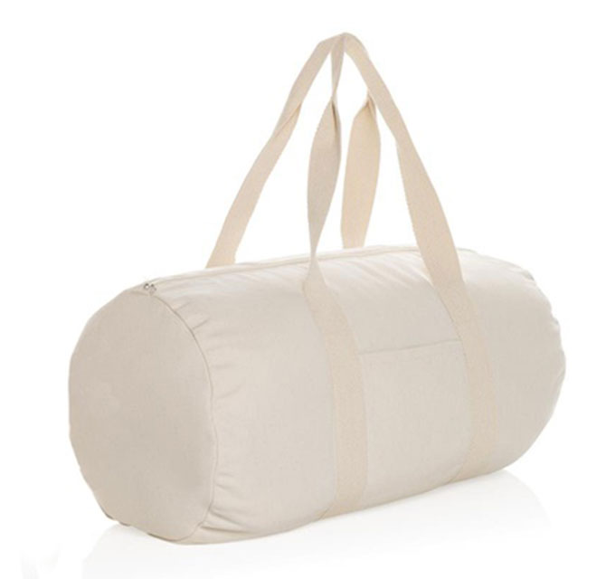 MARIBO - Recycled Cotton Duffle Bag - Natural
