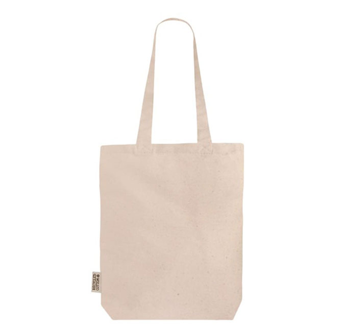 DARGUN - GRS-certified Recycled Cotton Tote Bag with Gusset - Natural