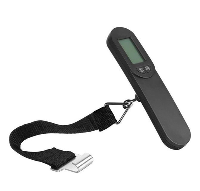 CASORIA - memorii Digital Luggage Scale - Black/Black