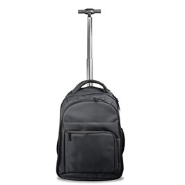 Bree - Santhome 2 Wheels Trolley Backpack - Black