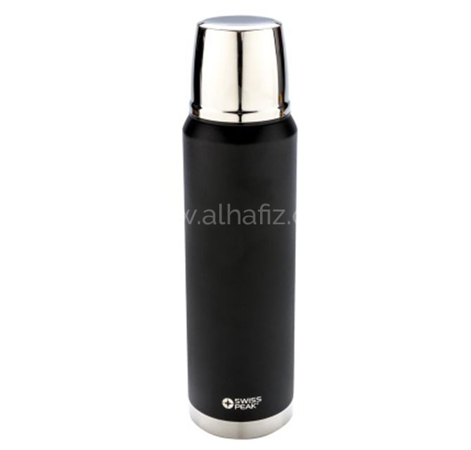 Swiss Peak ELITE - 1 L Copper Vacuum Flask - Black