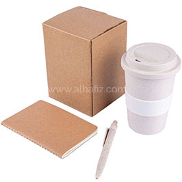 Korgan - Eco Set Of Mug, Fsc Notebook And Pen