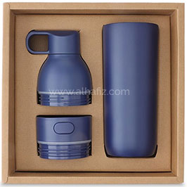 Ruvo - Change Zero 2-in-1 Modular Hydration Gift Set - Navy Blue