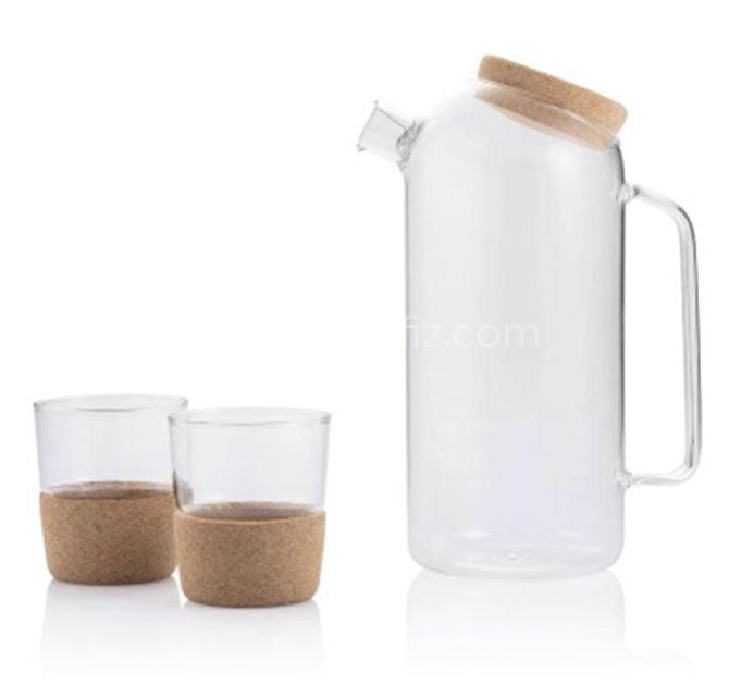 ZOSSEN - Hans Larsen Set of Glass Carafe with 2 Tumblers