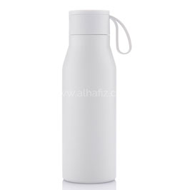 Nebra - Change Collection Vacuum Bottle With Loop - 600ml - White