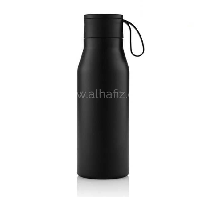 R-NEBRA - CHANGE Collection Recycled Stainless Steel Vacuum Bottle - Black