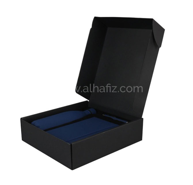 LAUTA - Giftology Set of Stainless Bottle, Notebook and Pen - Blue