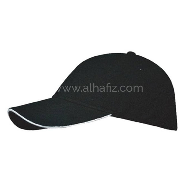 Santhome Nu-FitÂ® Performance Stretch-Fitted Cap - Black / White