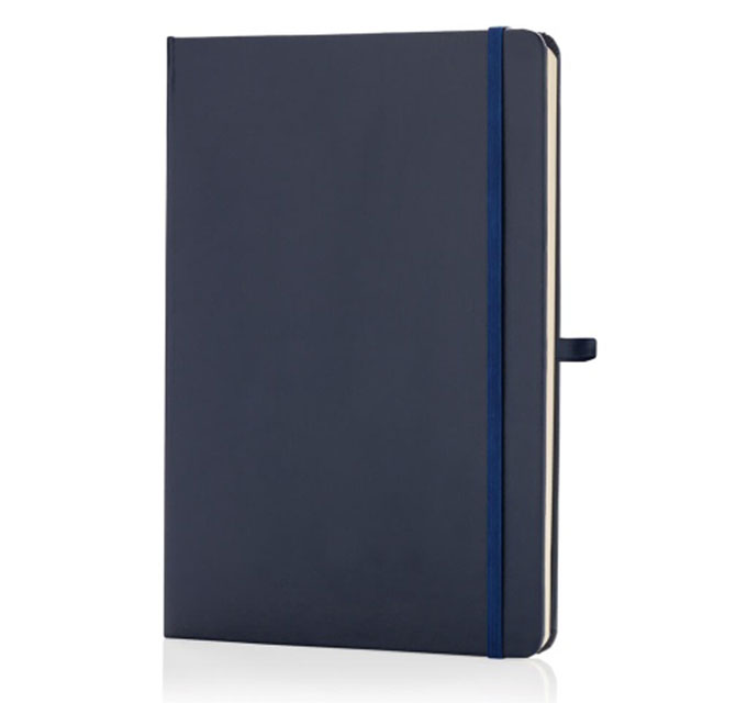 BUKH - SANTHOME A5 Hardcover Ruled Notebook Navy Blue