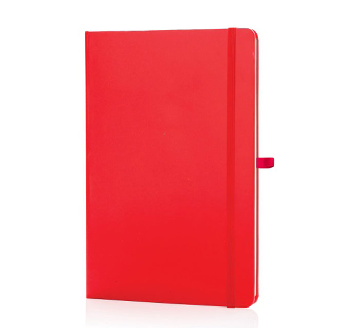 BUKH - SANTHOME A5 Hardcover Ruled Notebook Red