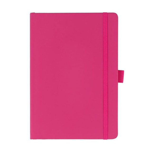 JURSI - Giftology A5 PU Notebook with Pen Loop - Pink