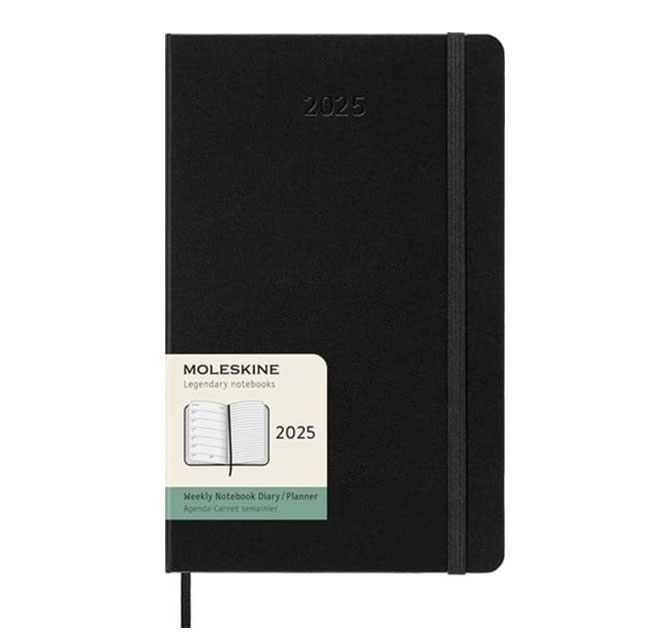 Moleskine 2025 Weekly 12M Planner - Soft Cover - Large